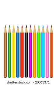 rainbow pencil