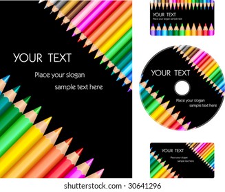 Rainbow pencil backgrounds