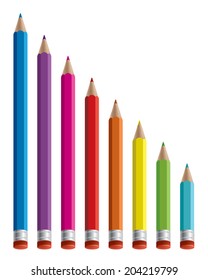 Rainbow pencils