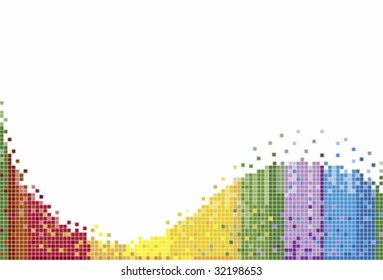 rainbow pixel