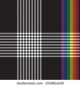 Rainbow Plaid, checkered, tartan seamless pattern suitable for fashion textiles and graphics