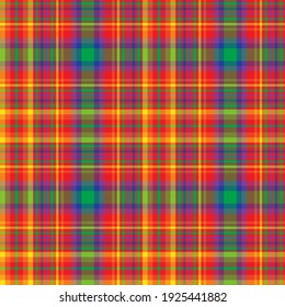 Rainbow Plaid, checkered, tartan seamless pattern suitable for fashion textiles and graphics