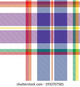 Rainbow Plaid, checkered, tartan seamless pattern suitable for fashion textiles and graphics