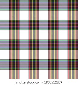 Rainbow Plaid, checkered, tartan seamless pattern suitable for fashion textiles and graphics