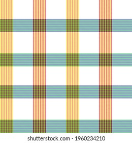 Rainbow Plaid, checkered, tartan seamless pattern suitable for fashion textiles and graphics
