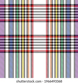 Rainbow Plaid, checkered, tartan seamless pattern suitable for fashion textiles and graphics