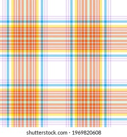 Rainbow Plaid, checkered, tartan seamless pattern suitable for fashion textiles and graphics