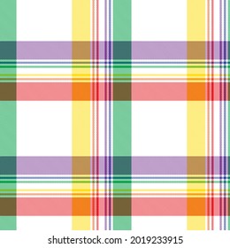 Rainbow Plaid, checkered, tartan seamless pattern suitable for fashion textiles and graphics