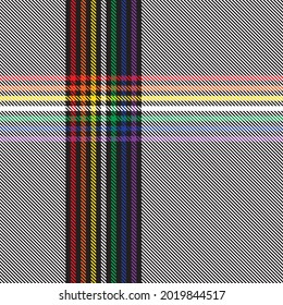 Rainbow Plaid, checkered, tartan seamless pattern suitable for fashion textiles and graphics