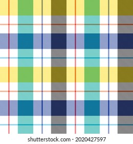 Rainbow Plaid, checkered, tartan seamless pattern suitable for fashion textiles and graphics