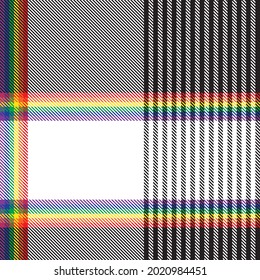 Placa de arcoiris, de cuadros, sin soldadura de color escocés, adecuada para textiles y gráficos de moda