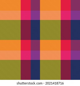 Rainbow Plaid, checkered, tartan seamless pattern suitable for fashion textiles and graphics