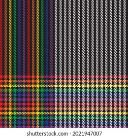 Rainbow Plaid, checkered, tartan seamless pattern suitable for fashion textiles and graphics