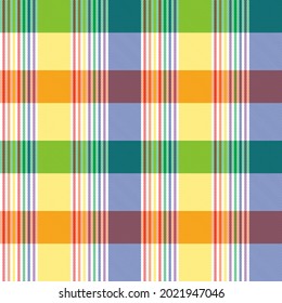 Rainbow Plaid, checkered, tartan seamless pattern suitable for fashion textiles and graphics