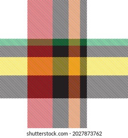 Rainbow Plaid, checkered, tartan seamless pattern suitable for fashion textiles and graphics