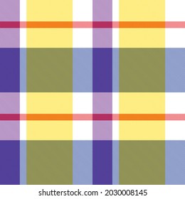 Rainbow Plaid, checkered, tartan seamless pattern suitable for fashion textiles and graphics