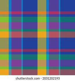 Rainbow Plaid, checkered, tartan seamless pattern suitable for fashion textiles and graphics