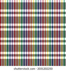 Rainbow Plaid, checkered, tartan seamless pattern suitable for fashion textiles and graphics