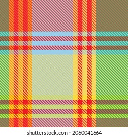 Rainbow Plaid, checkered, tartan seamless pattern suitable for fashion textiles and graphics