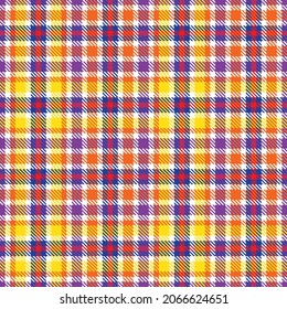 Rainbow Plaid, checkered, tartan seamless pattern suitable for fashion textiles and graphics