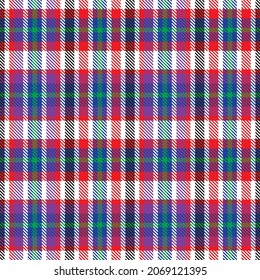 Rainbow Plaid, checkered, tartan seamless pattern suitable for fashion textiles and graphics