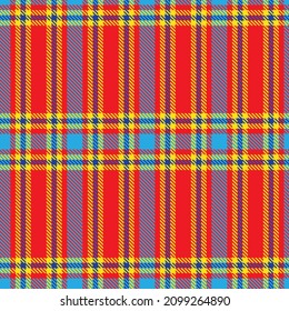 Rainbow Plaid, checkered, tartan seamless pattern suitable for fashion textiles and graphics