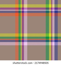 Rainbow Plaid, checkered, tartan seamless pattern for fashion textiles and graphics
