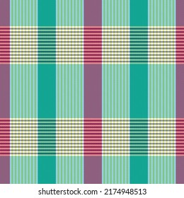Rainbow Plaid, checkered, tartan seamless pattern for fashion textiles and graphics