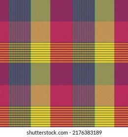 Rainbow Plaid, checkered, tartan seamless pattern for fashion textiles and graphics