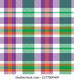 Regenbogen-Plaid, schachbrettgedecktes, nahtloses Muster für Modetextilien und Grafiken