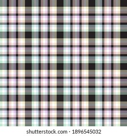 Rainbow Plaid seamless pattern designs for fashion textiles and graphics