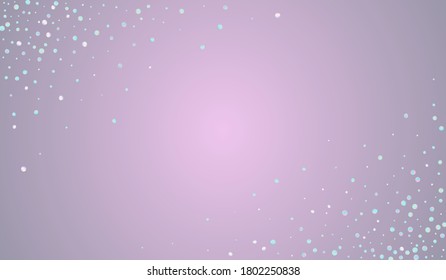 Rainbow Polka Carnival Blue Background. Multicolored Independence Circle Design. Festival Postcard. Colored Flying Pattern.