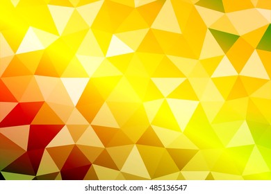 Rainbow polygonal background. triangles. colors of rainbow. vector illustration. for the design, printing, wallpaper, presentations