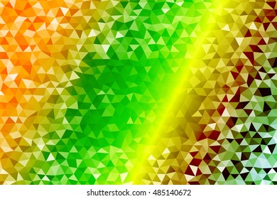 Rainbow polygonal background. triangles. colors of rainbow. vector illustration. for the design, printing, wallpaper, presentations