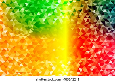 Rainbow polygonal background. triangles. colors of rainbow. vector illustration. for the design, printing, wallpaper, presentations