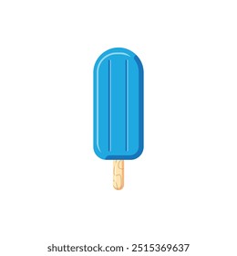 Rainbow Popsicle Summer Vector Illustration