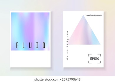 Rainbow Poster. Colourful Metal Backdrop. Spectrum Pattern. Pastel Banner. Gradient Fluid. Crystal Vector. Purple Geometry Flyer. Pink Rainbow Poster