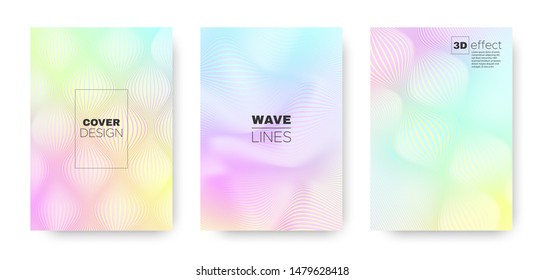 Rainbow Poster. Pastel 3d Abstract. Lines Brochure. Business Halftone Texture. Music Gradient Covers. Multicolor Lines Illustration. Pastel Gradient Shape. Rainbow Halftone Texture.
