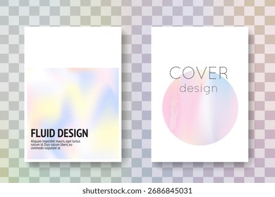 Rainbow Presentation. 1980 Foil. Violet Abstract Paper. Pastel Concept. Crystal Screen. Minimalist Texture. Colorful White Illustration. Purple Rainbow Presentation