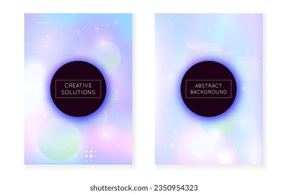 Rainbow Presentation. Dynamic Dots. Memphis Flyer. Violet Soft Design. Digital Texture. Shiny Graphic. Tech Multicolor Template. Minimal Background. Blue Rainbow Presentation