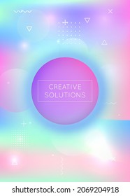 Rainbow Presentation. Light Layout. Simple Dots. Hologram Background. Hipster Shape. Motion Flyer. Soft Business Template. Blue Retro Design. Purple Rainbow Presentation