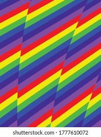 Rainbow pride abstract vector background