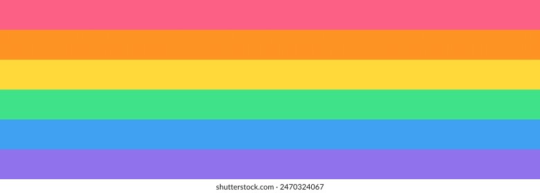 Rainbow pride flag of LGBT organization. Vector illustration.