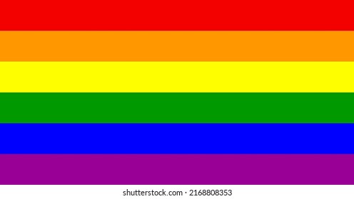 Rainbow Pride flag. Symbol of the LGBT community. Lesbian, gay and transgender. Gender identity.