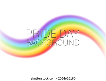 Rainbow Pride LGBT Flag Vector Illustration. Design Background Banner Freedom Sex Orientation.