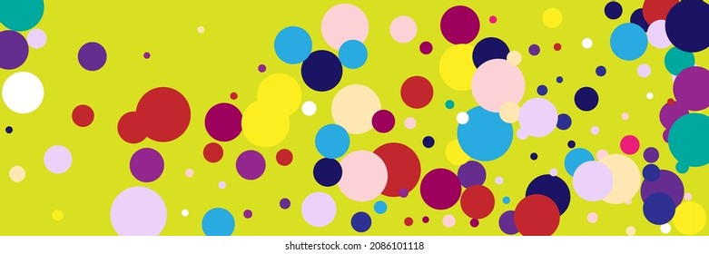 Rainbow Purple Yellow Circles Green Wallpaper. Kids Bright Pastel Play Vivid Pink Textile. Children Beige Color Vibrant Red Print. Multicolor White Violet Indigo Dark Blue Illustration.