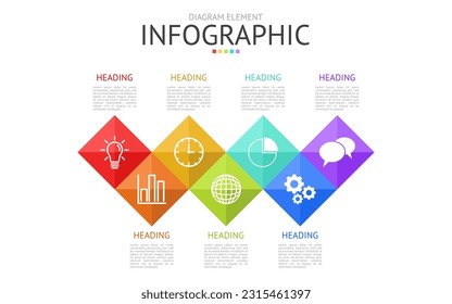 rainbow pyramid diamonds for infographic. used for process diagram, presentation, working flow, information layout, banner, chart, and graph. business concept with 6 options. data visualization.