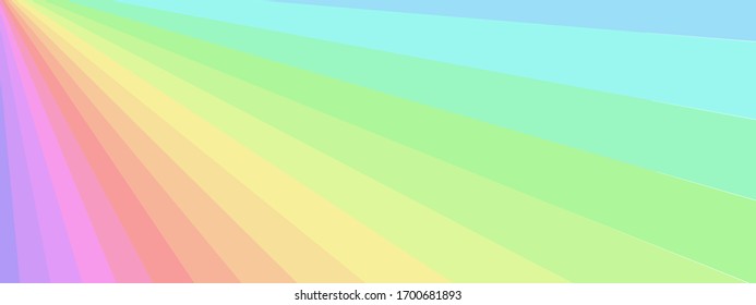 Rainbow Rays Colorful With Abstract Background Textures Vector Illustration Graphic Design 