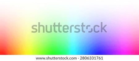 Rainbow RGB gradient white transparebt background. Sun light ultraviolet spectrum. Dynamic abstract with with blurred bright rainbow gradient curve. Vector illustration