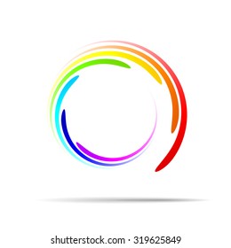 Rainbow Rings Background